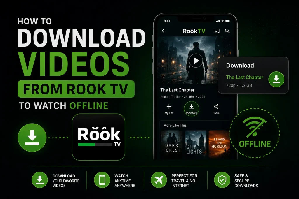 Download Videos from Rook TV to Watch Offline 